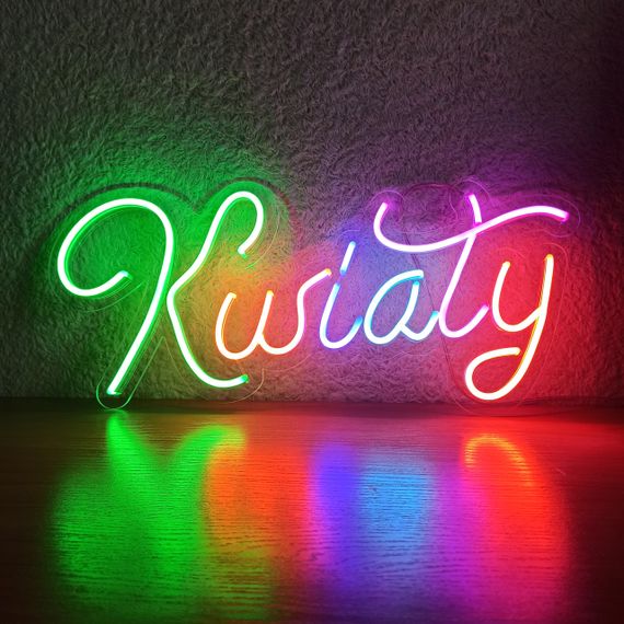 Неоновий світильник KWIATY 530х265мм acr-n000079