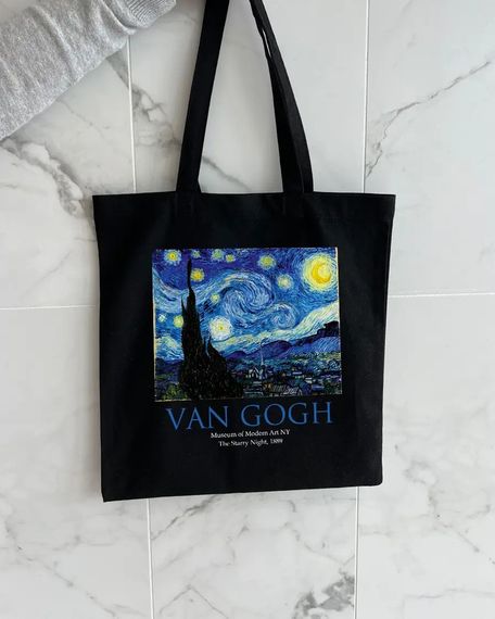 Екошопер Букопт ВК4062 VAN GOGH «Зоряна ніч» Чорний | Зображення 8