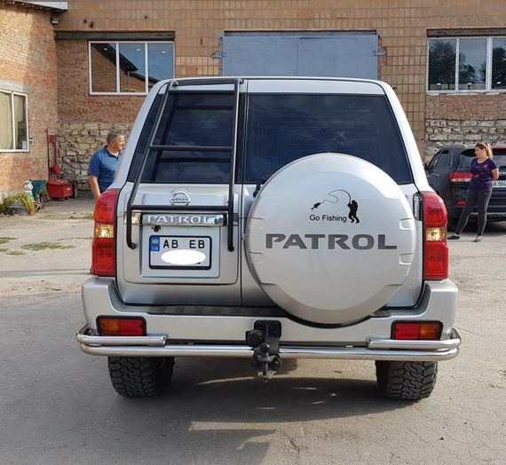 Задня дуга AK005-3 (нерж) для Nissan Patrol Y61 1997-2011 рр | Зображення 3