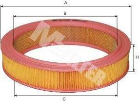 Фільтр повітряний FORD Sierra (вир-во M-Filter) MFILTER A387 на FORD SIERRA Наклонная задняя часть (GBC, GBG)
