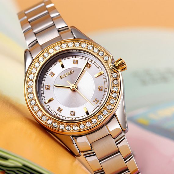 Жіночий годинник Skmei 1534GDSI Gold-Silver | Зображення 4