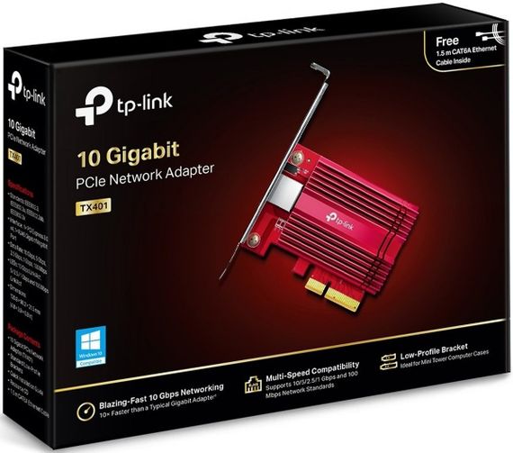 Мережева карта TP-Link TX401 10GE LAN (TX401) | Зображення 4