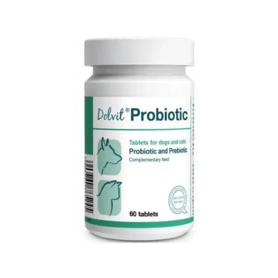 Dolfos Dolvit Probiotic - пробиотик для собак и кошек 60 табл