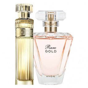 Подарочный парфюмерный набор Avon для Нее Rare Gold 50 мл + Premiere LUXE 50 мл