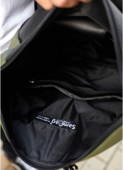 Чоловічий рюкзак Sambag RollTop X хакі 41 х 27 х 18 см (24320119m) | Зображення 1