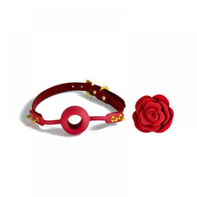 Кляп в форме Розы красный Rose Ball Gag UPKO sexstyle