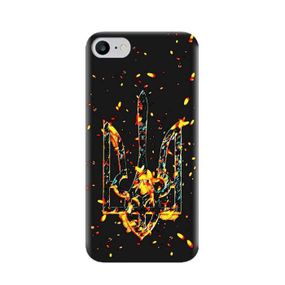 Чохол з унікальним дизайном для Iphone SE 2 2020 / Iphone SE 3 2022 / Iphone 8 / Iphone 7 З принтом «Фогняний тризуб»