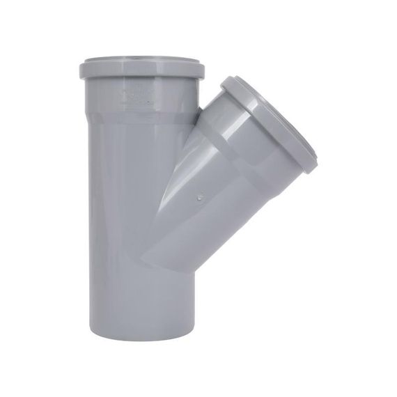 Тройник PPR канализационный TA Sewage 110, 45° | Зображення 3