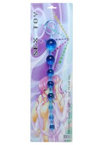 Анальные бусы Jelly Anal Beads BLUE, BS6700087 Sex Aura