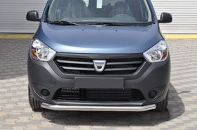 Передній захист ST008 (нерж.) для Dacia Dokker 2013-2024 рр