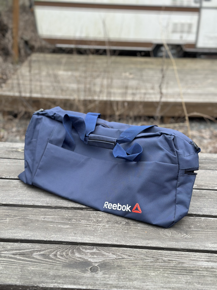 Сумка спорт коттон синий