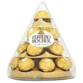 Конфеты шоколадные в коробке Ferrero Rocher 212г (Конус)