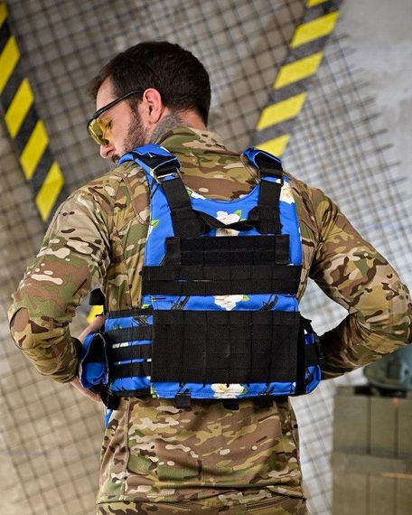 Плитоноска 4 быстрых сброса с напашником NETFLIX SIR  ПП4636 | Зображення 2