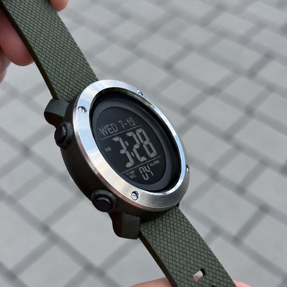 Чоловічий годинник Skmei 1416AGBK Army Green-Black | Зображення 2