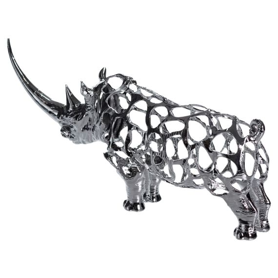 Декоративна фігурка Rhinoceros 23x6x10 см металева HP-7-23 | Зображення 3