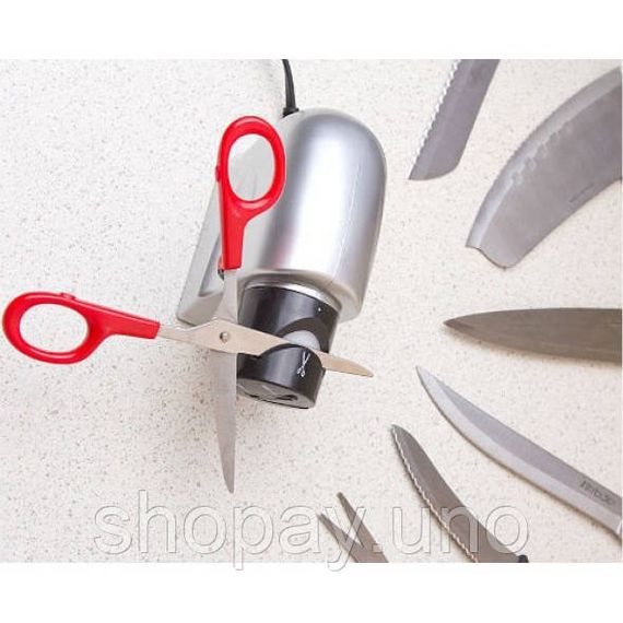Электрическая точилка для ножей и ножниц ELECTRIC SHARPENER 220В, Электронная точилка для заточки ножей | Зображення 5