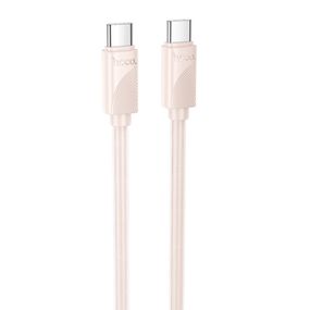 Дата кабель Hoco X114 Energy Type-C to Type-C 60W (1m) Pink