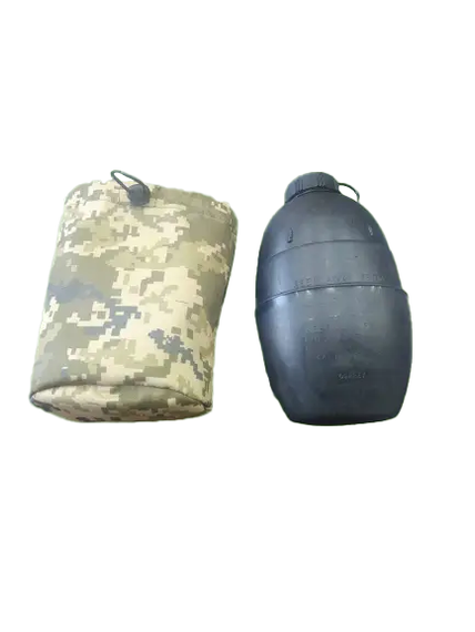 Чохол для фляги напівкруглої М&М 1л Вид 5 ММ-14 Піксель (213192) | Зображення 4