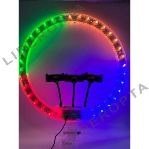 Кільцева LED лампа RGB 45см XPRO 3D-45RGB USB (40919-3D-45RGB_1201) | Зображення 1