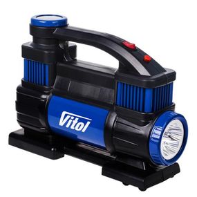 Компресор "ViTOL" К-70 150psi/25Amp /90л/2 циліндра /шланг 1,0+5,0м/клеми