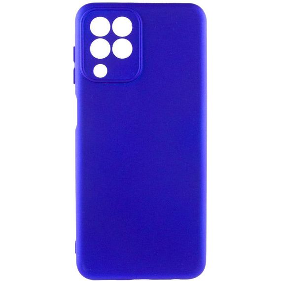 Чохол TPU GETMAN Liquid Silk Full Camera для Samsung Galaxy M33 5G Синій / Iris