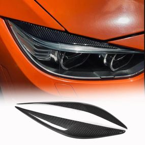 Реснички на фары V1 (для F30, Карбон) для BMW 3 серия F-30/31/34 2012-2019 гг