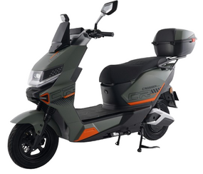 Електроскутер Crosser CR-20 2500W 72V 24Ah LiFePO4, до 75 км, 65 км/год, преміум електроскутер Зелений