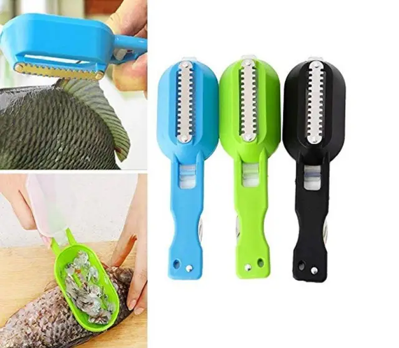 Рибочистка Ніж скребок для чищення риби Fish Scales Wiper Cleaning | Зображення 1