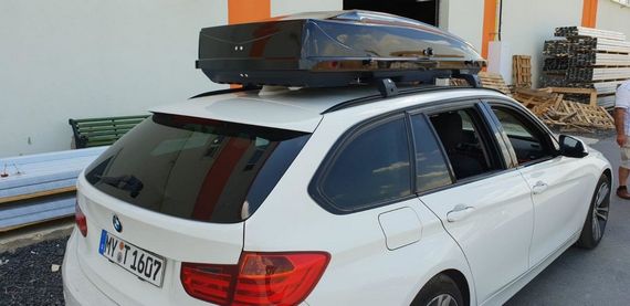 Перемички на рейлінги з ключем Wingbar V2 (2 шт) Сірий для BMW 5 серія F-10/11/07 2010-2016рр | Зображення 2