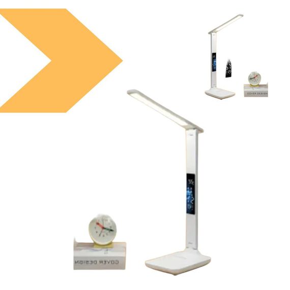 Настільна LED-лампа з годинником та акумулятором XPRO 868S (45182-868S_300) | Зображення 1