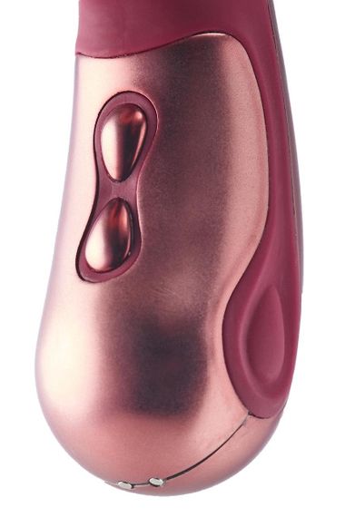 Вібратор для точки G рельєфний, Dream Toys Dinky Single Vibrator Jaimy D, бордовий Sex Aura | Зображення 4
