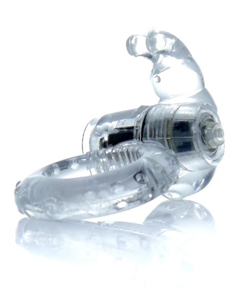 Ерекційне вібро кільце BOSS Rabbit Vibro Cock Ring Clear, BS6700049 sexstyle | Зображення 2