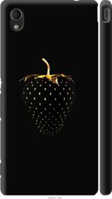 Чохол на Sony Xperia M4 Aqua E2312 Чорна полуниця "3585m-162-24368"