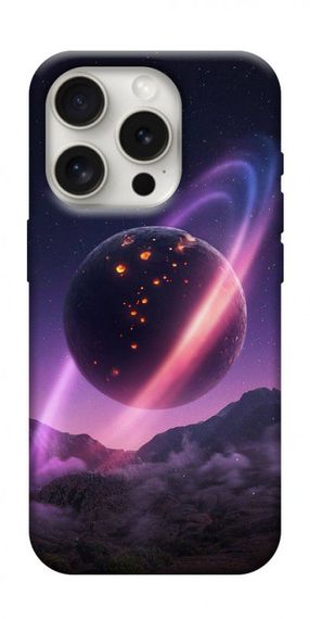 Чохол з картинкою Сатурн для Apple iPhone 16 Pro (6.3")