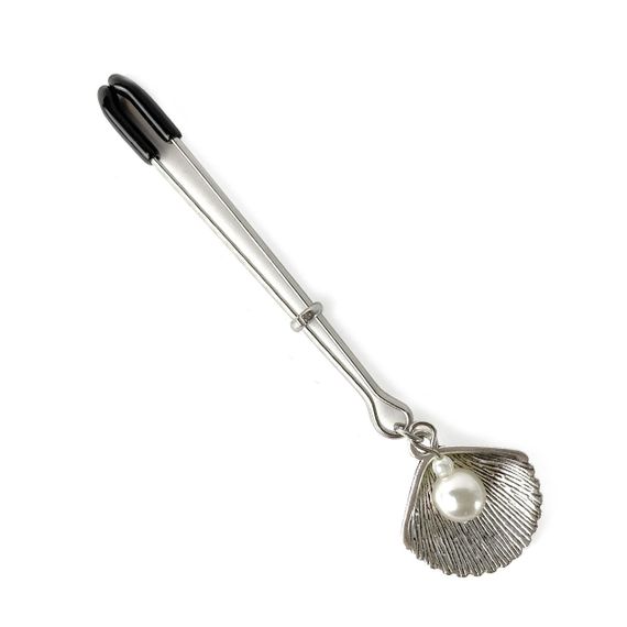 Зажим для клитора Art of Sex - Clit Clamp Silver Pearl Sex Aura