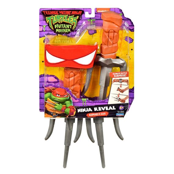 Набір іграшкової зброї Кинджал-сай Рафаеля TMNT 83524 трансформується | Зображення 2