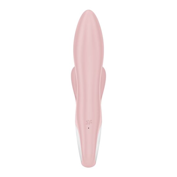 Вібратор-кролик надувний Satisfyer Air Pump Bunny 3, 12 режимів, подвійний відросток | Зображення 2