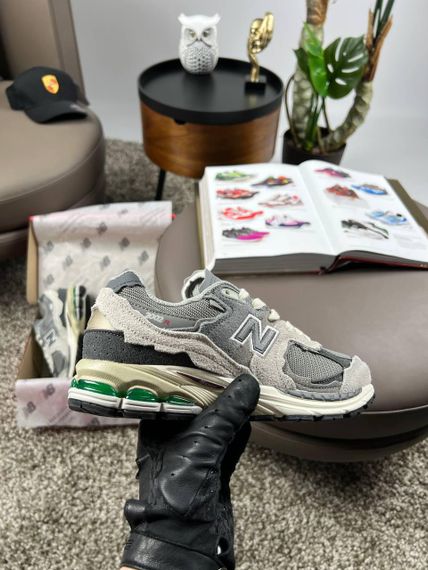 Кросівки New 2002R New Grey Beige Green , текстиль , В'єтнам | Зображення 3