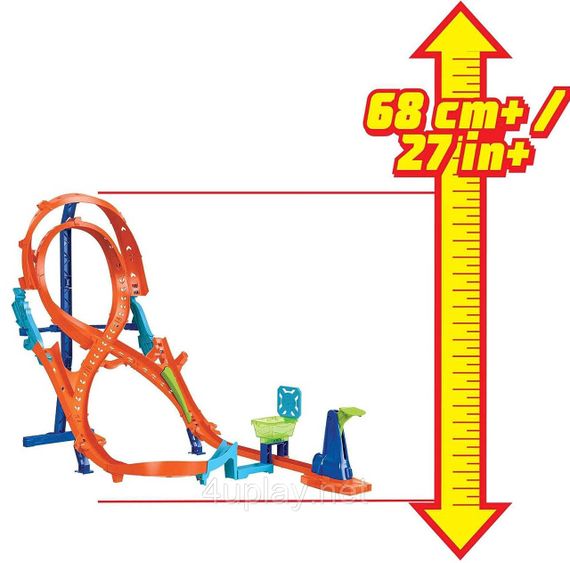 Трек Хот Вилс Вертикальная восьмерка. Hot Wheels Vertical-8 Jump | Зображення 1