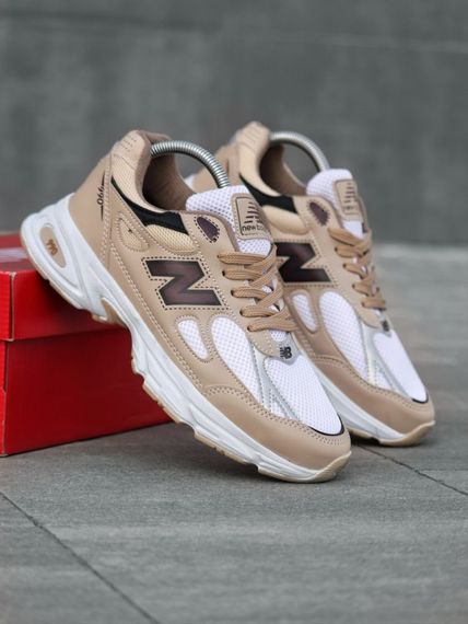 Літні кросівки New Balance колір бежевий/білий | Зображення 3