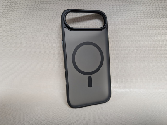 Чохол для iPhone 17 Air / Айфон 17 Аір, WAVE Matte Insane Case, напівпрозорий, soft-touch, чорний