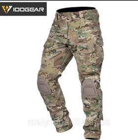 Штани тактичні з наколінниками IDOGEAR мультикам з еластичними вставками
