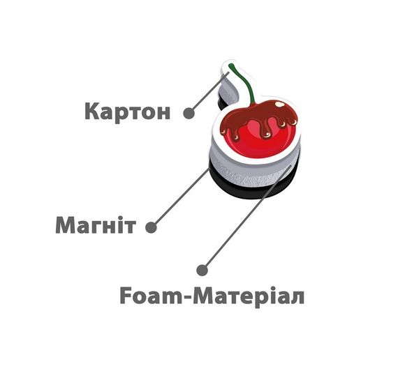 Магнітна розвиваюча гра "Торт" VT3004-01 Vladi Toys, в коробці (4820195053683) | Зображення 2