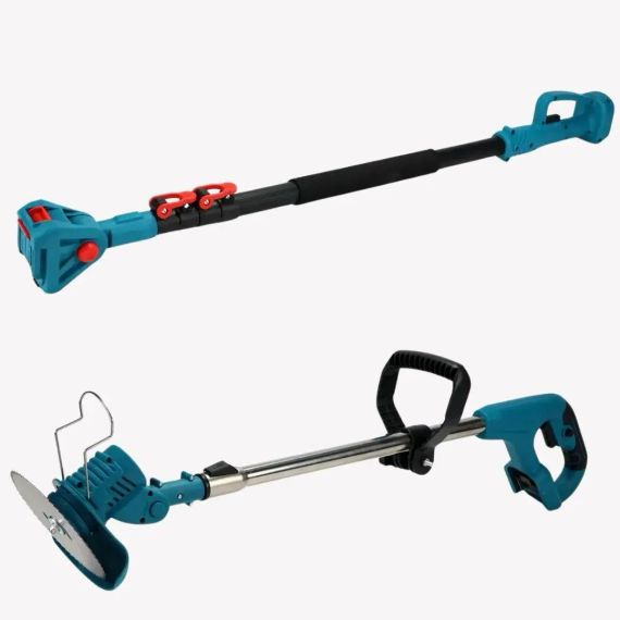 Аккумуляторный универсальный садовый набор 6 в 1 / Секатор / Мини-пила / Триммер / Воздуходувка / Удлинитель / Кусторез | Зображення 6