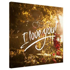 Картина на холсте I love you! 50х50 см (H5050_16L034)