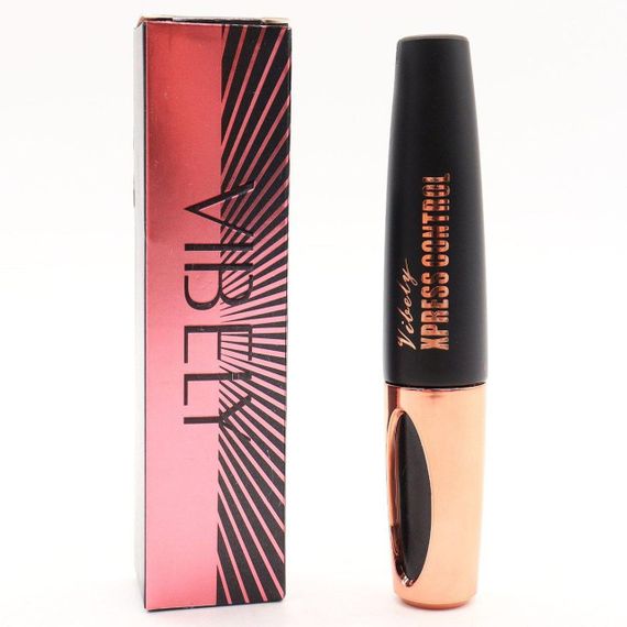 Туш для вій Vibely 4D Xpress Control, з ефектом подовження / Водостійка туш з 4D ефектом / Туш для об'єму вій | Зображення 5