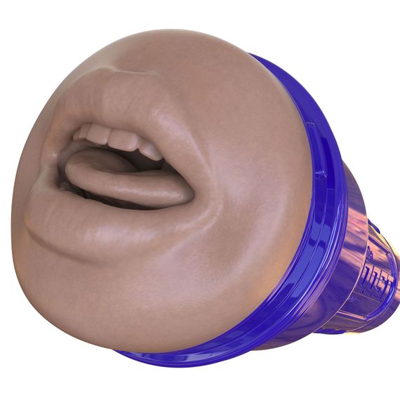 Мастурбатор-ротик Fleshlight Boost Blow Light Medium Flesh, плаваючі кільця Turbo Tech | Зображення 1