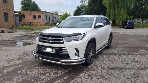 Кенгурятник ST-Special (нерж) для Toyota Highlander 2014-2019 гг | Зображення 1