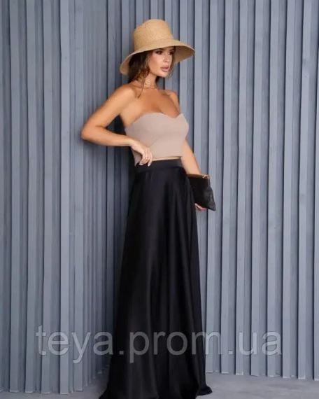 Юбка для женщин цвет черный размеры S, XL, L, M FI_008346 | Зображення 1