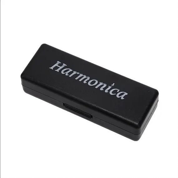 Губна гармошка Harmonica для початківців чорна 10С | Зображення 2